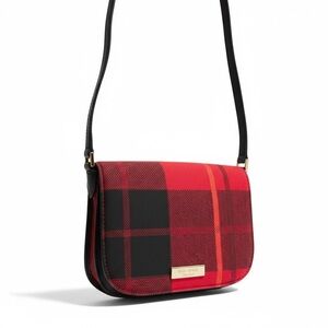 Kate Spade Red Plaid Canvas Carsen
Newbury Lane Crossbody Bag